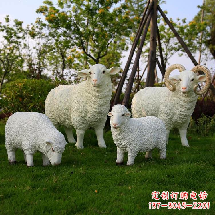 烟台精美玻璃钢动物雕塑