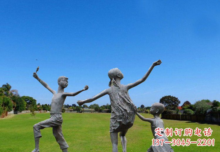 烟台精美儿童铜雕