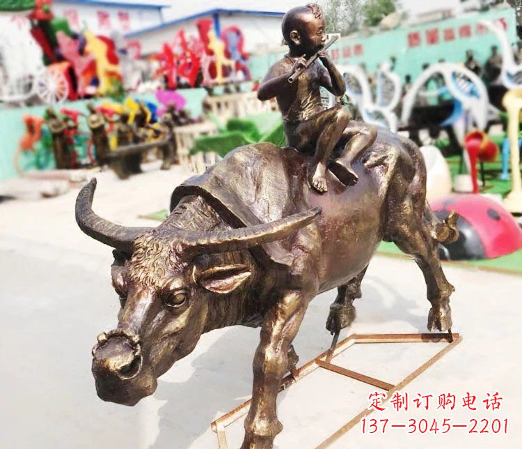 烟台牛郎雕塑精美绝伦的铜雕艺术