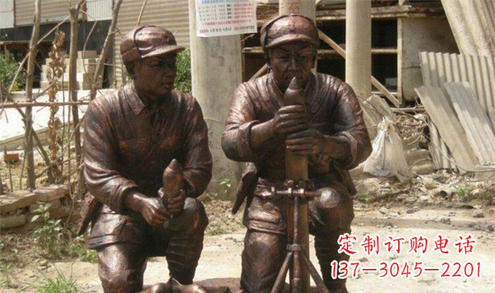 烟台英勇勇士铜雕