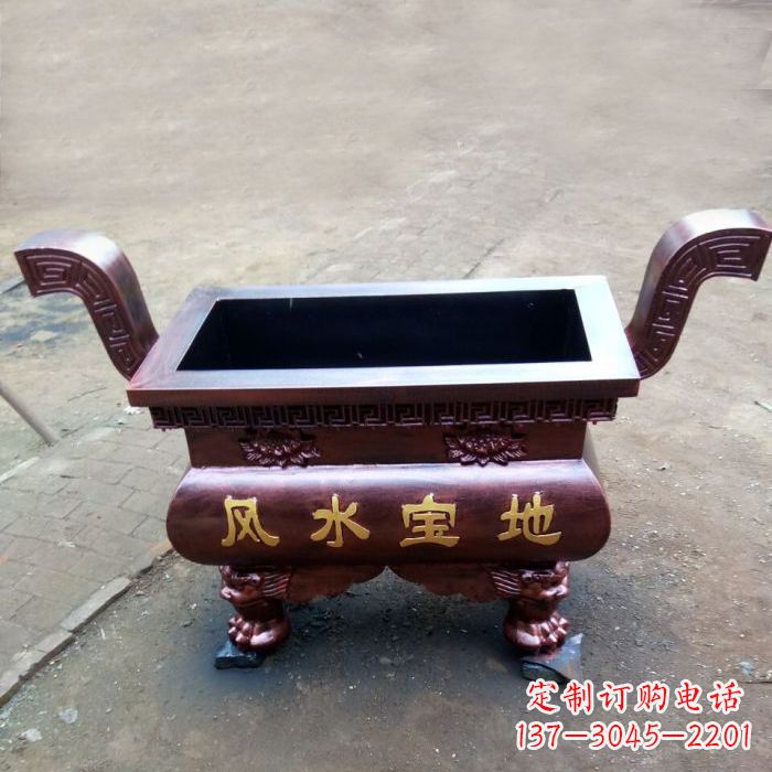 烟台精美香炉铜雕