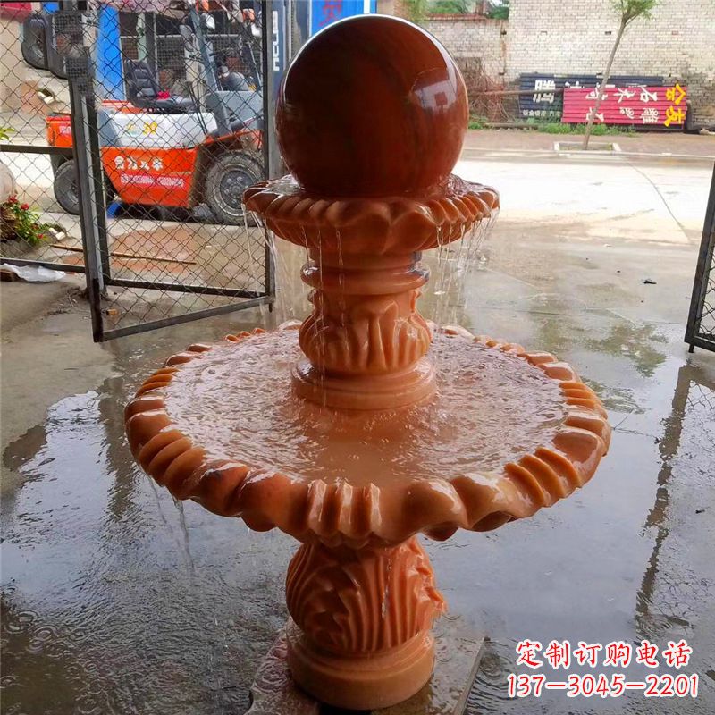 烟台风水球石头雕塑