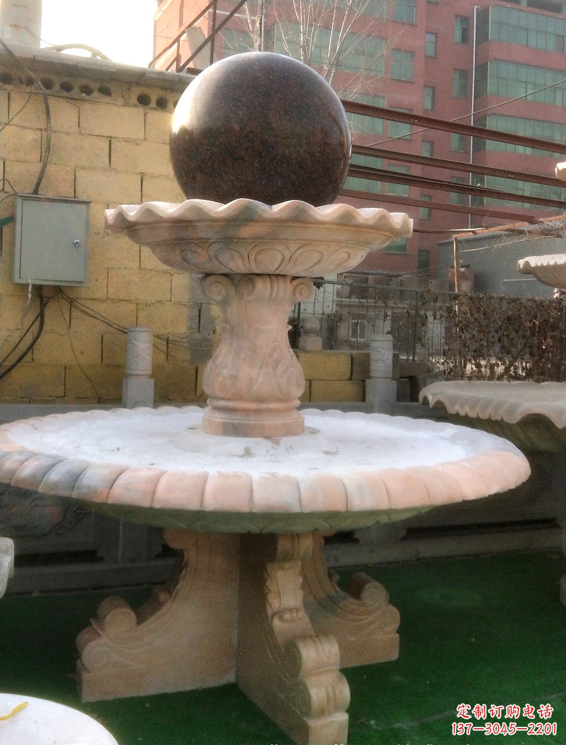 烟台专业定制风水球雕塑