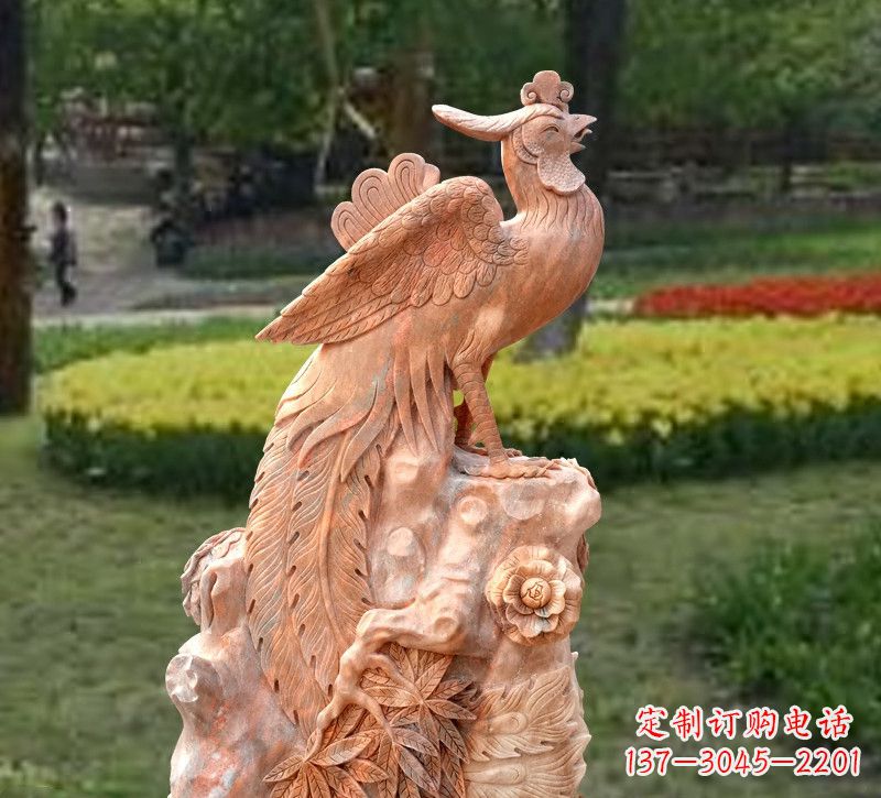 烟台凤凰神鸟公园景观雕塑雕塑摆件