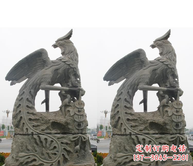 烟台艺术级凤凰石雕