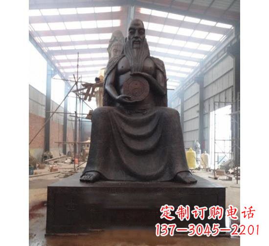 烟台伏羲铜雕
