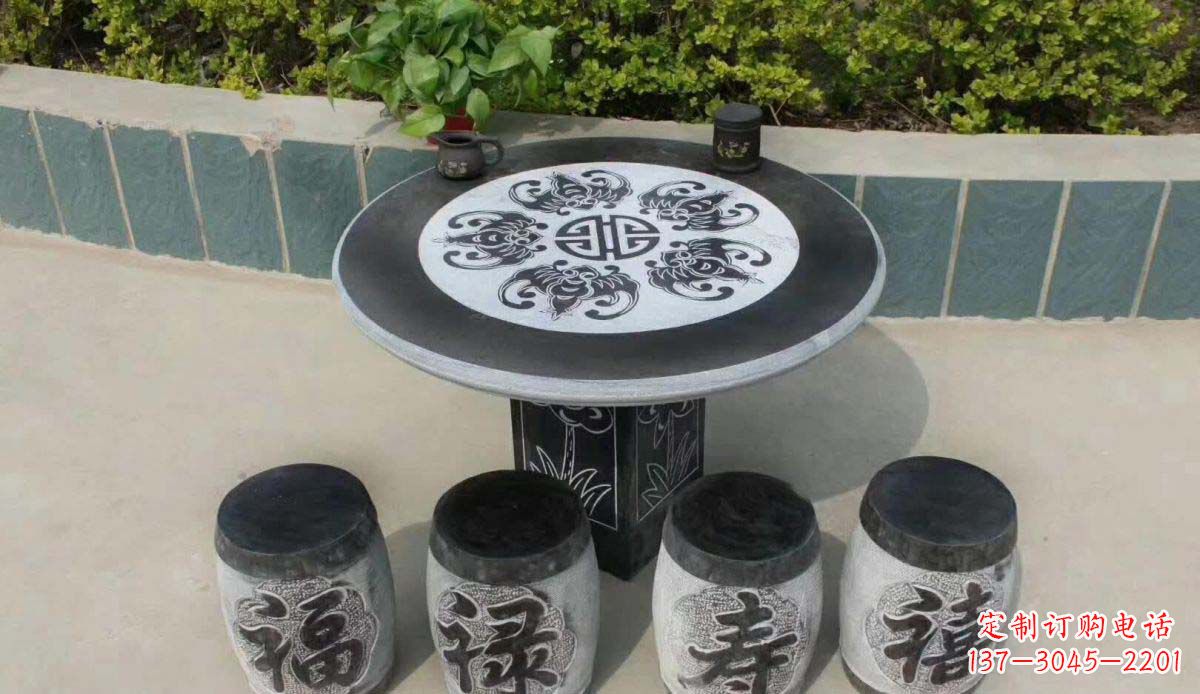 烟台传统工艺福禄寿喜雕塑
