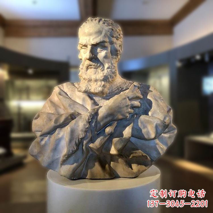 烟台伽利略头像雕塑--精致定制