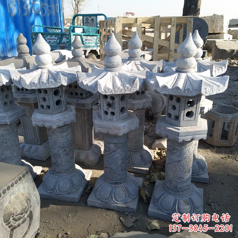 烟台高墩青石中式灯笼