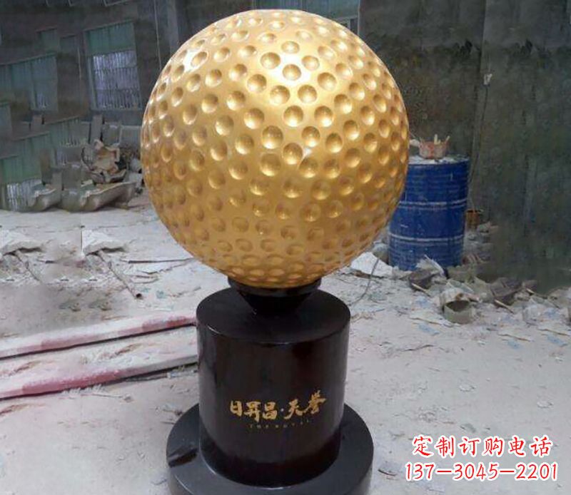 烟台高尔夫球铜雕