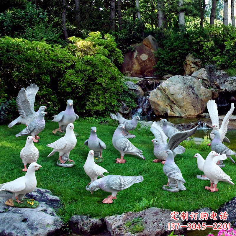 烟台鸽子不锈钢雕塑