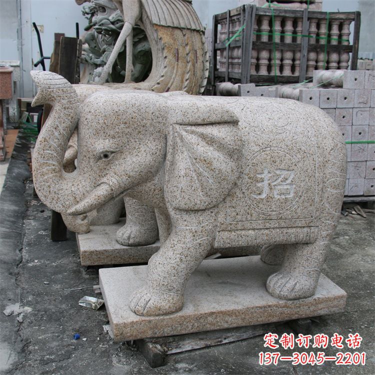 烟台唯美大象雕塑