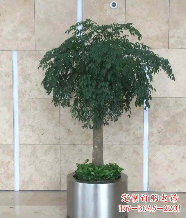 烟台特色铜质花盆装饰雕塑