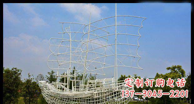 烟台唯美不锈钢帆船雕塑