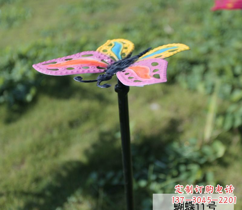 烟台个性化不锈钢彩色蝴蝶雕塑