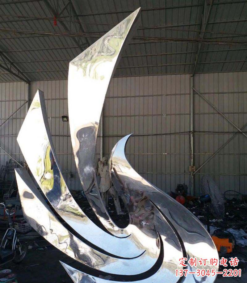烟台精巧不锈钢和平鸽雕塑