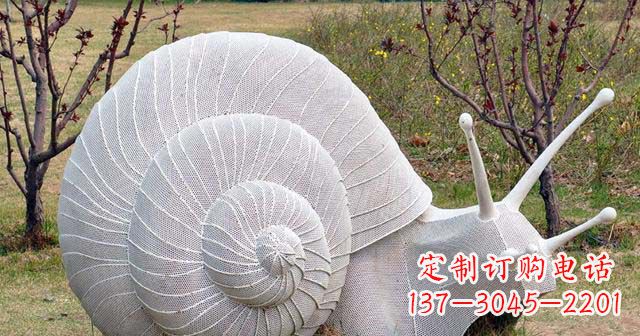 烟台抽象不锈钢蜗牛雕塑