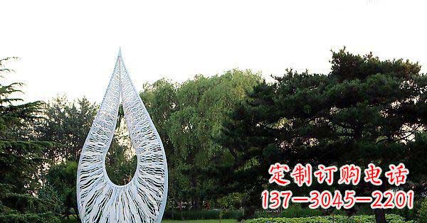 烟台精美水滴不锈钢雕塑