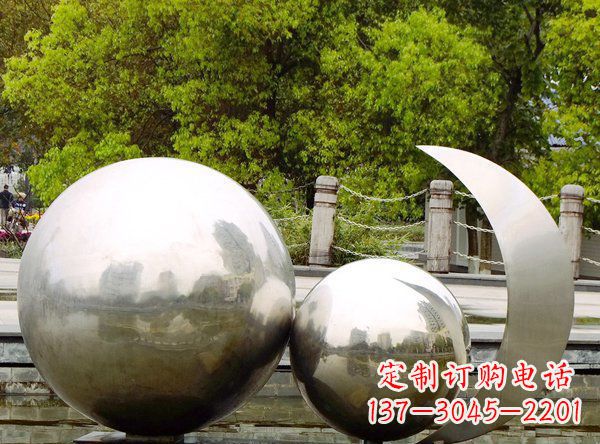烟台别出心裁不锈钢地球雕塑