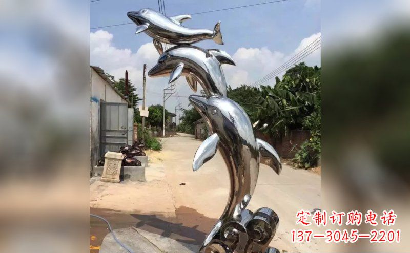 烟台产品名称优雅海豚雕塑