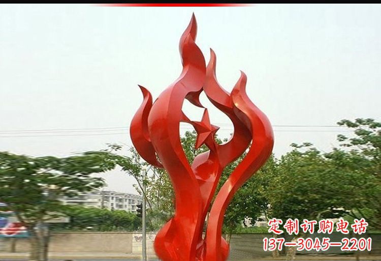 烟台 不锈钢火炬雕塑-美轮美奂