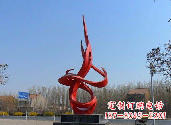 烟台不锈钢火苗经典建筑雕塑