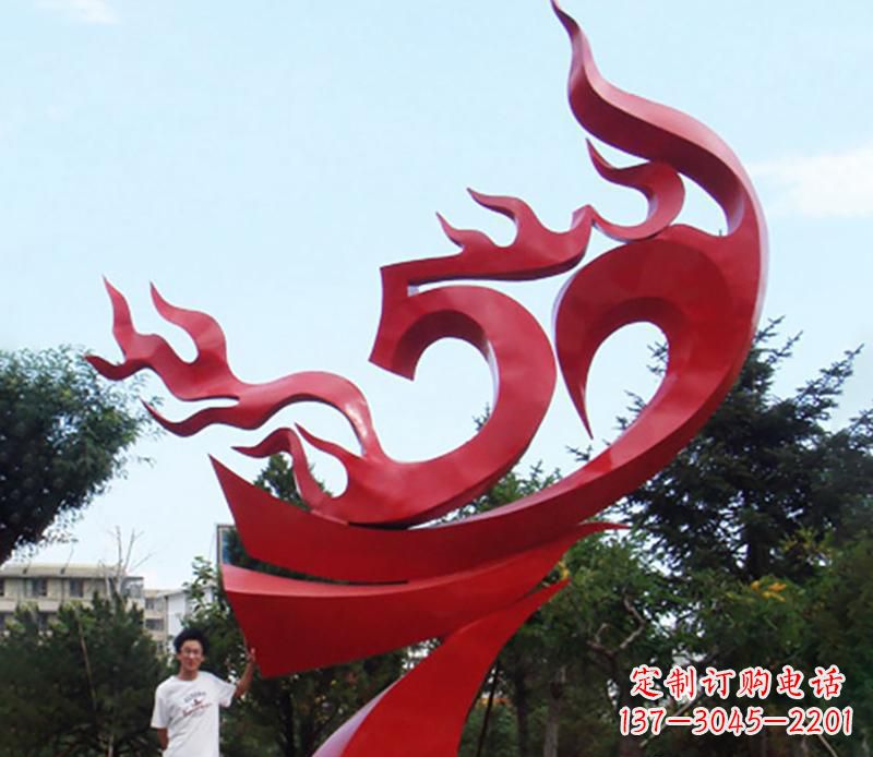 烟台梦幻飘带景观雕塑