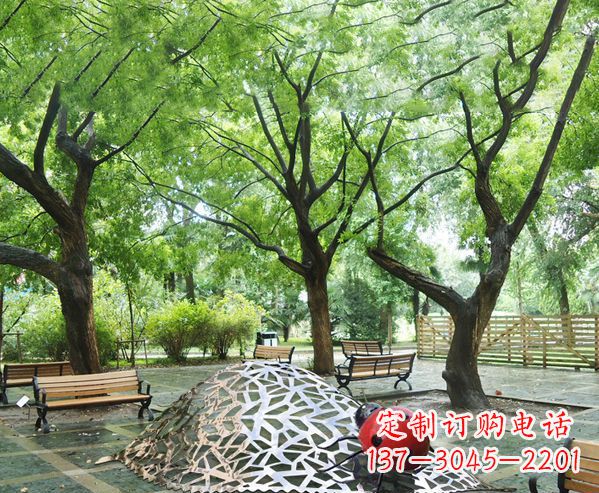 烟台悠久活力-不锈钢瓢虫雕塑