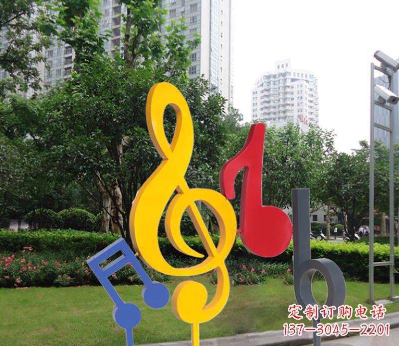 烟台不锈钢音符雕塑-引领您的心情旋律