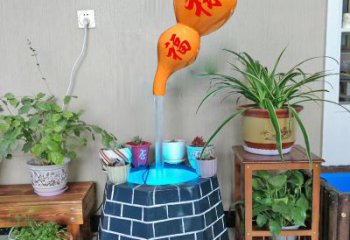 烟台福禄葫芦艺术陶瓷雕塑