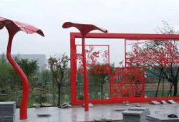 烟台不锈钢龙凤雕塑