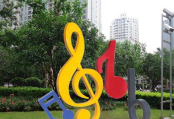 烟台不锈钢音符雕塑-引领您的心情旋律
