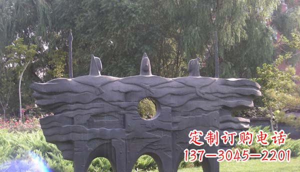 烟台精美绝伦的战士铜雕