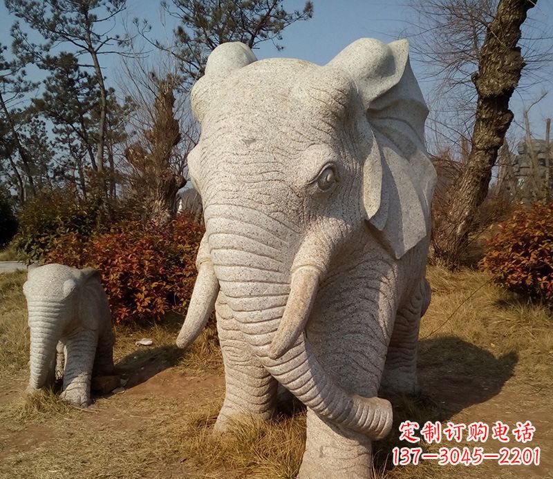 烟台精美大象雕塑