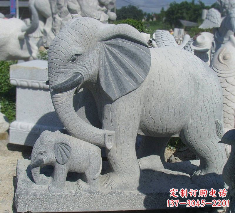 烟台雕塑艺术大象雕塑