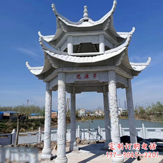 烟台公园大理石凉亭