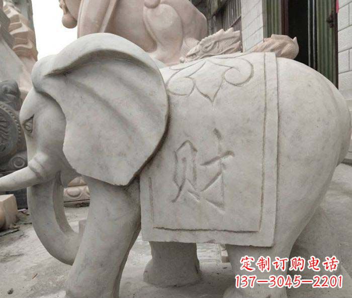 烟台大理石大象雕塑