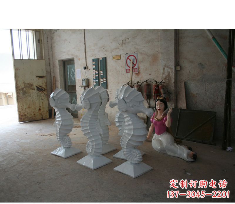 烟台精美海马石动物雕塑