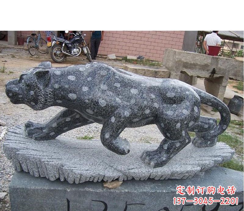 烟台华美动物猎豹石雕