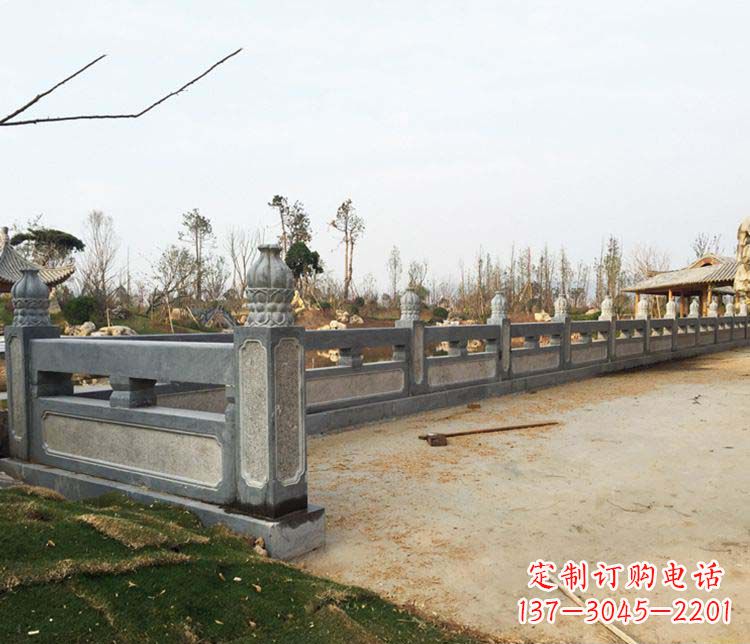 烟台公园仿古石栏板景观石雕