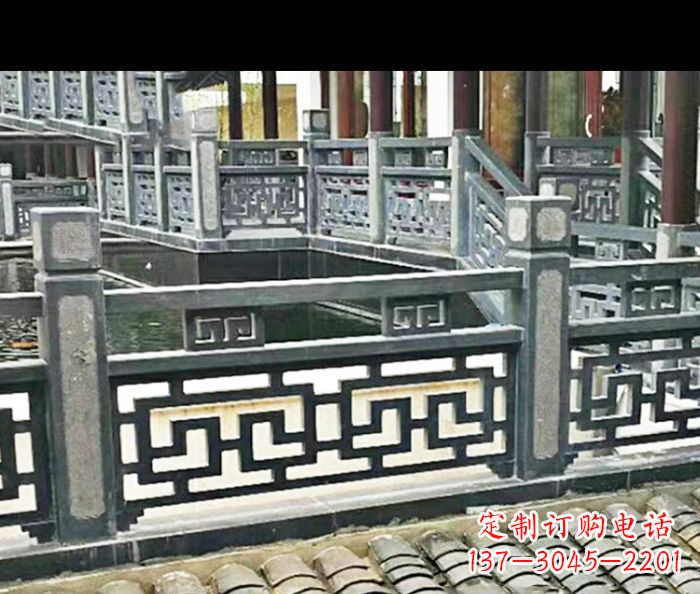 烟台中领雕塑精致仿古石栏板