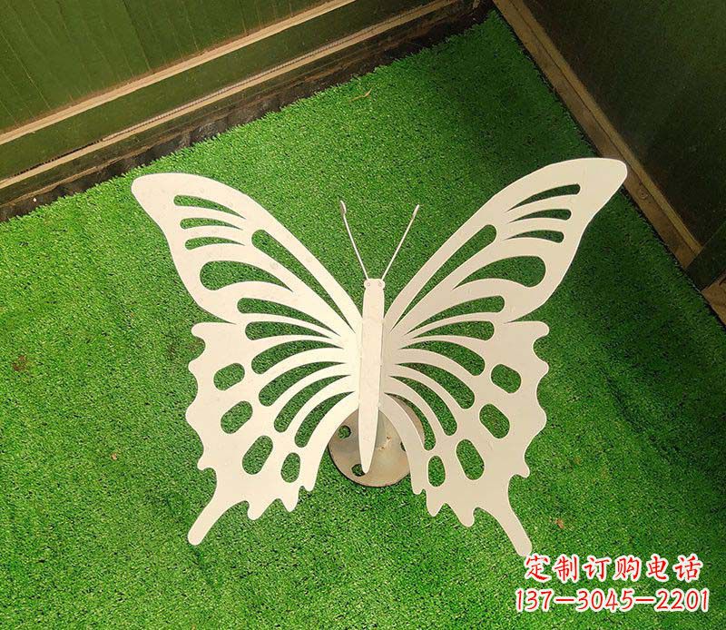 烟台优雅迷人的蝴蝶不锈钢雕塑