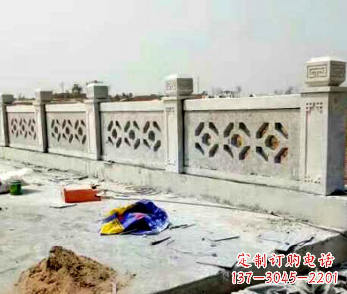 烟台公园大理石栏板石雕