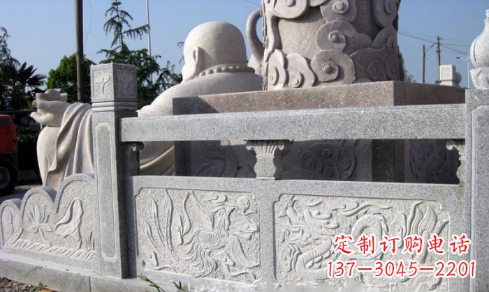 烟台公园景观大理石栏板石雕