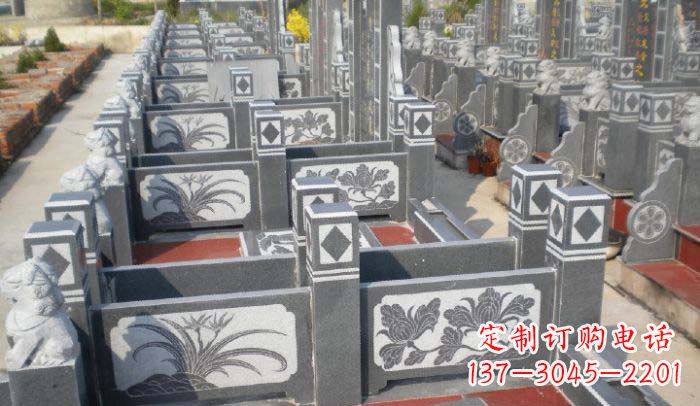 烟台浪漫传统的仿古石栏板雕塑