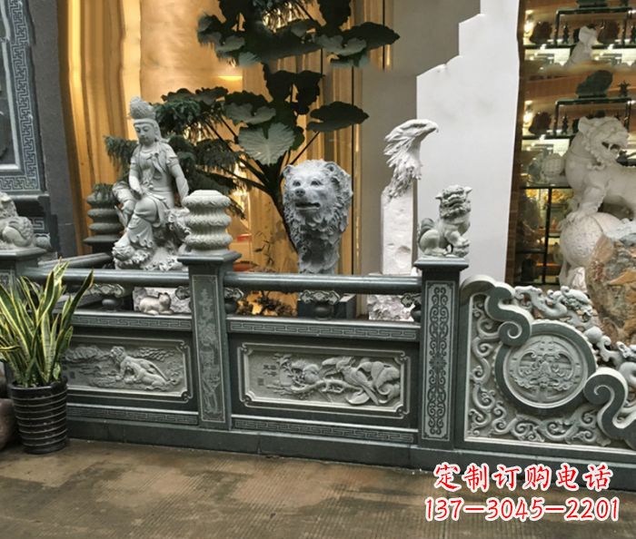 烟台精美仿古石栏板雕塑