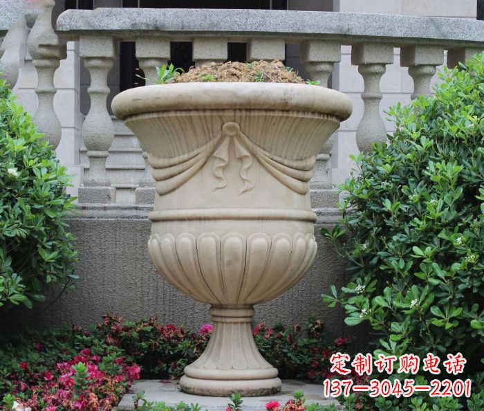烟台欧式风格花盆雕塑