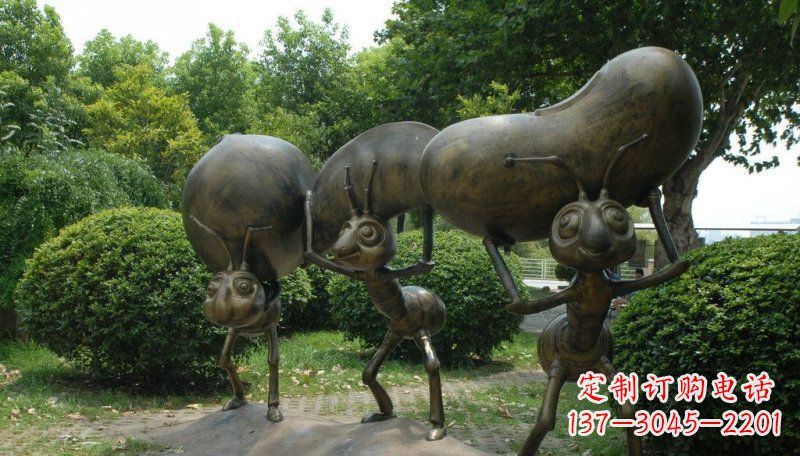 烟台精美蚂蚁铜雕塑