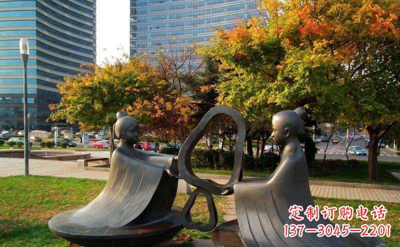 烟台传承传统文化,精心打造精美孔融雕塑