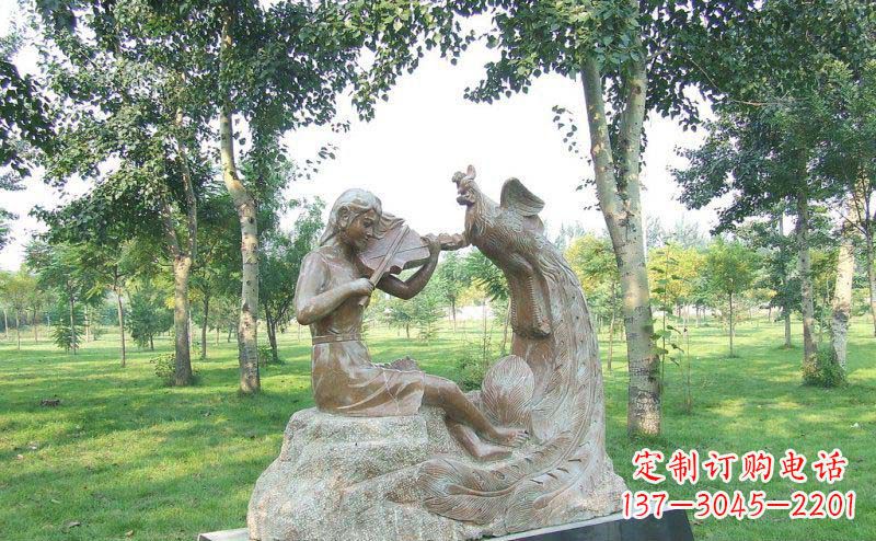 烟台艺术精美的凤凰雕塑